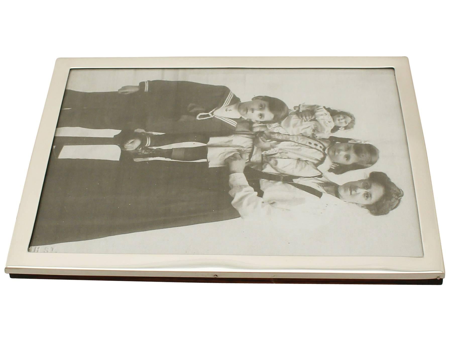 Antique Sterling Silver Photograph Frame 2