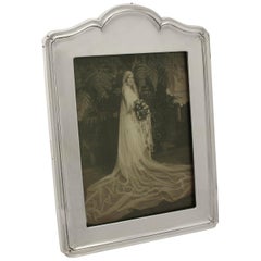 Antique George V Sterling Silver Photograph Frame