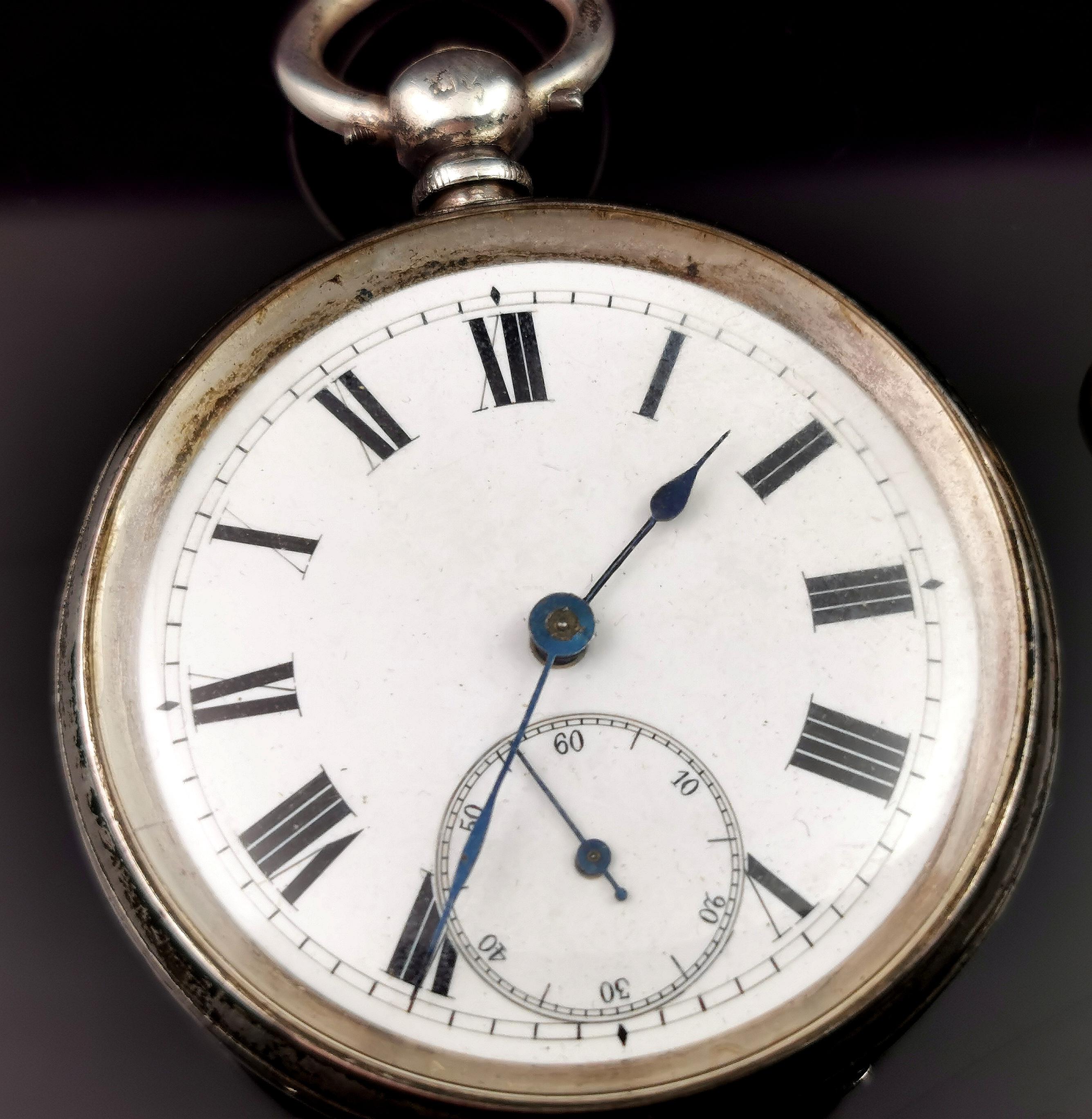 Antique Sterling Silver Pocket Watch Victorian At 1stDibs Victorian Antique Sterling Silver Pocket Watch Victorian At 1stDibs Victorian