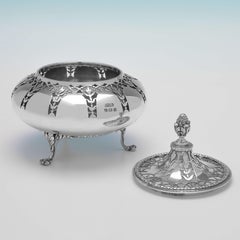 Antique Sterling Silver Potpourri Holder - Hallmarked in Birmingham in 1913