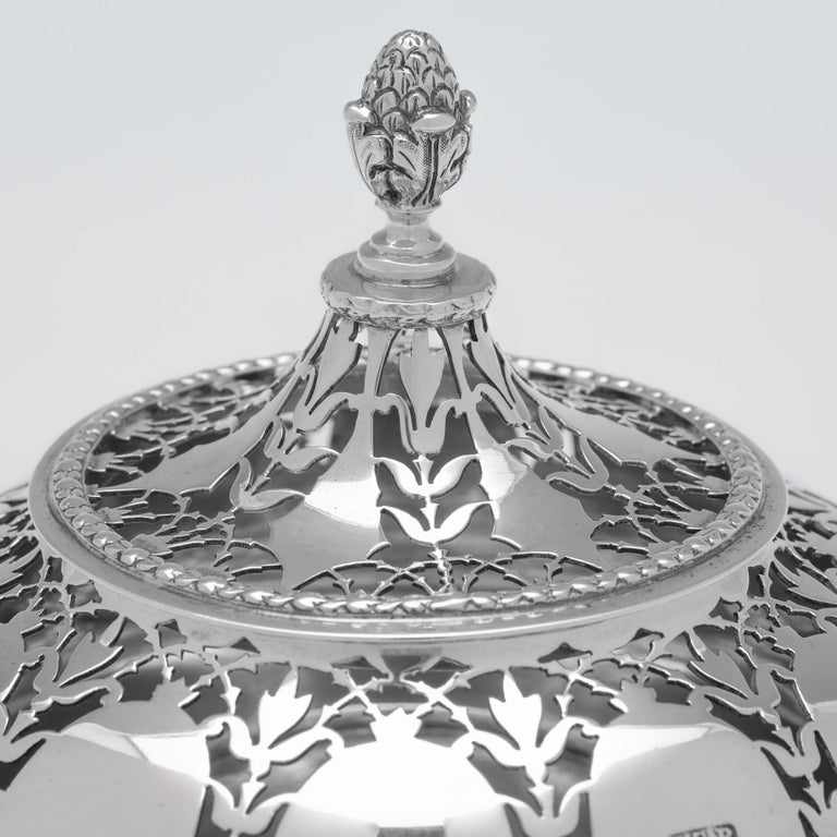 Antique Sterling Silver Potpourri Holder Hallmarked in Birmingham in