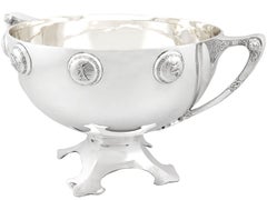 Antica ciotola di presentazione in argento sterling, 1937