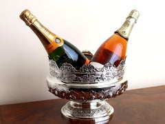 Antique Sterling Silver Presentation Bowl Monteith Style Victorian (1899)