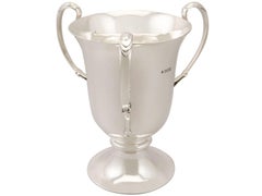 Antique Sterling Silver Presentation Cup / Bottle Holder
