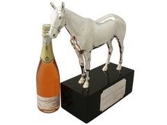 Antique Sterling Silver Presentation Horse by Edward Barnard & Sons Ltd.