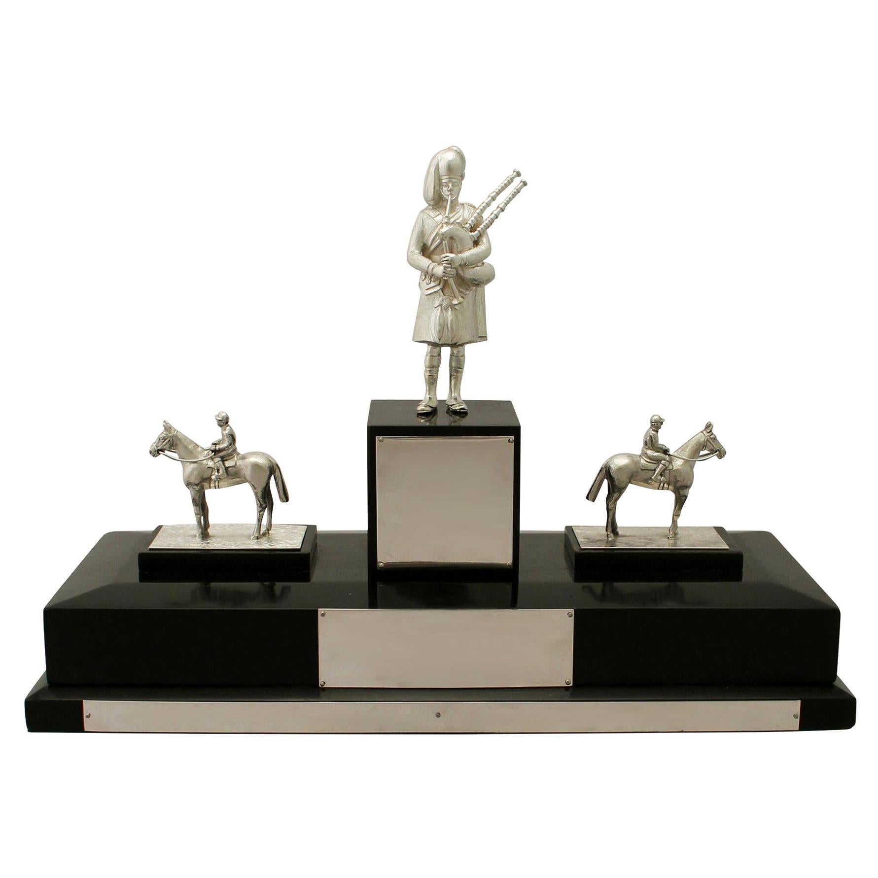 Antique Sterling Silver Presentation Trophy/Centerpiece