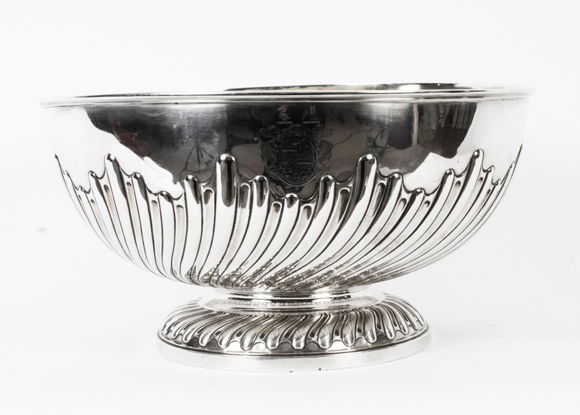 victorian punch bowl