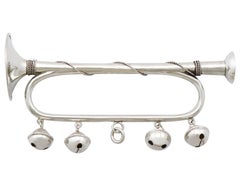 Antique Sterling Silver Rattle, 1900