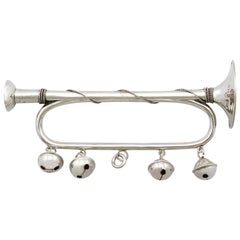Antique Sterling Silver Rattle, 1900