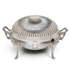 Antique Sterling Silver Rev Dish Revolving Serving Dish Lidded 1905 in Box