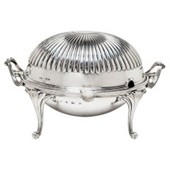 Antique Sterling Silver Rev Dish Revolving Serving Dish Lidded 1905 in Box