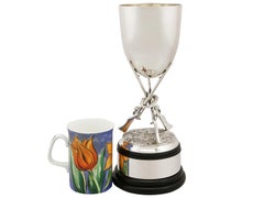 Antique Sterling Silver 'Rifle' Presentation Trophy