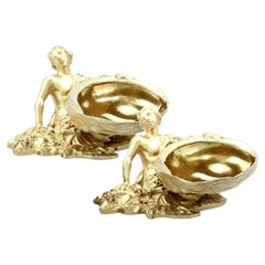Antique Sterling Silver Salts
