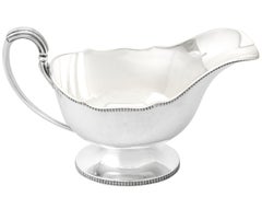 Antique Sterling Silver Sauce / Gravy Boat