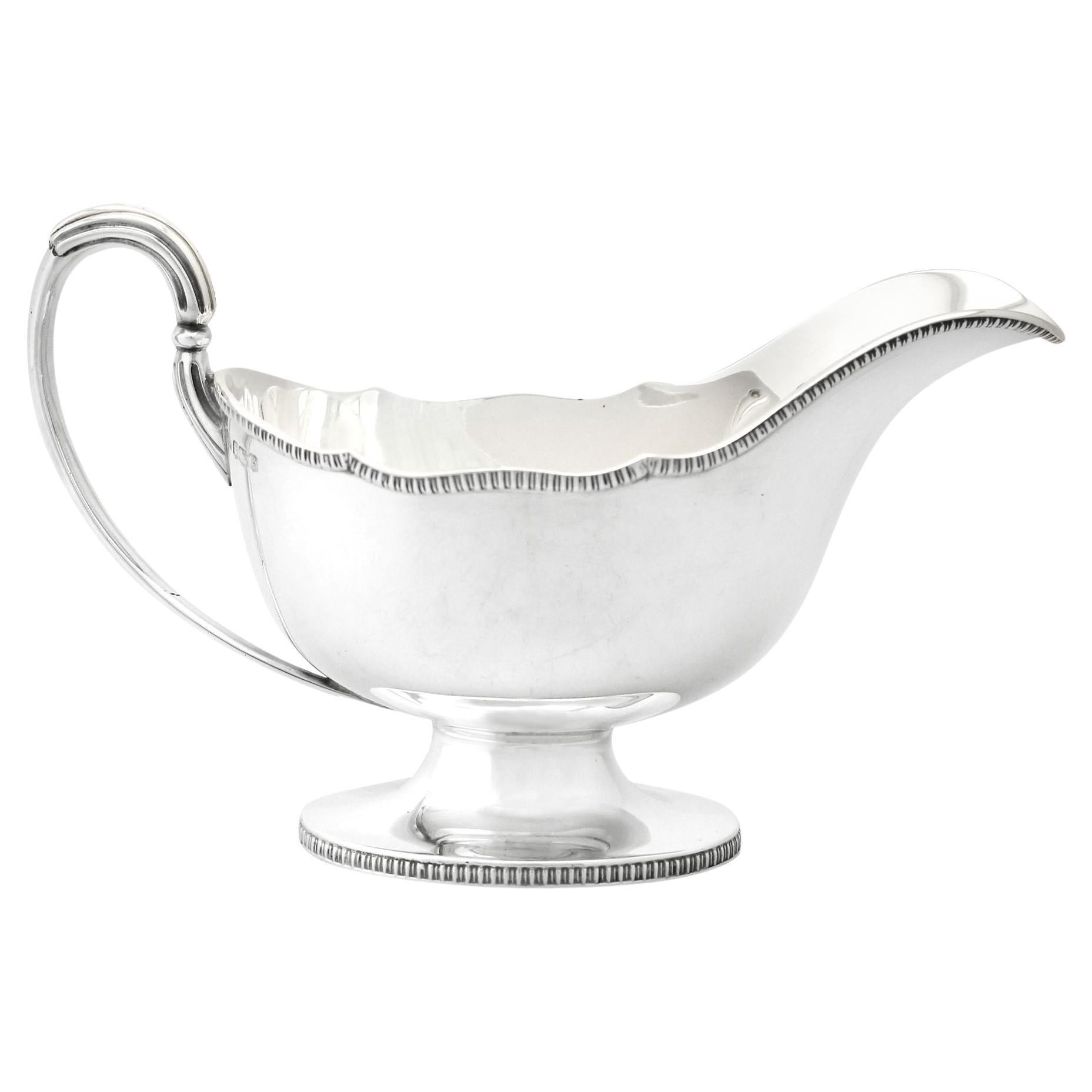 Antique Sterling Silver Sauce / Gravy Boat