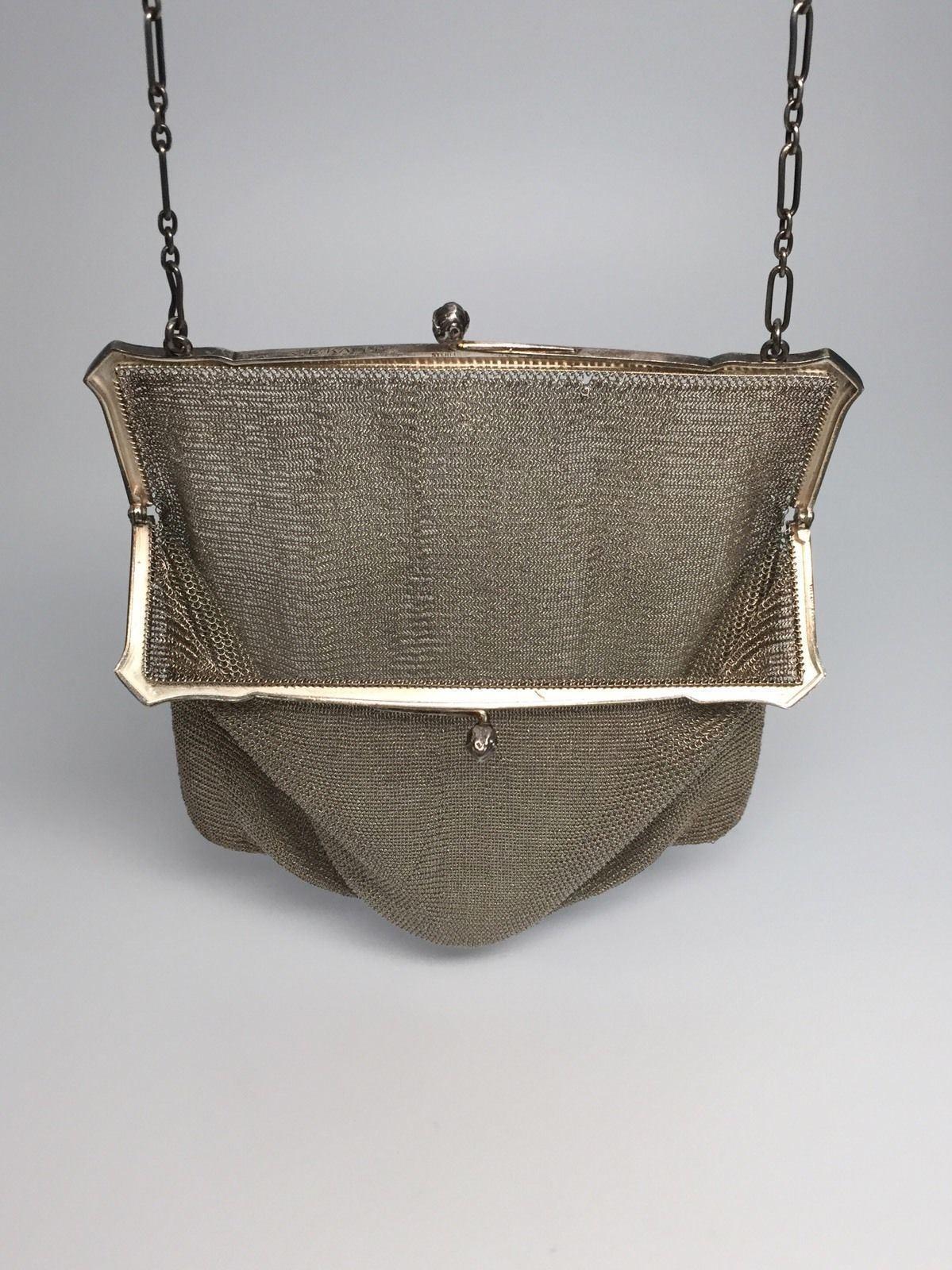 antique chainmail purse