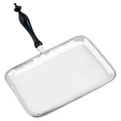 Antique Sterling Silver Serving Tray by Charles Fox II, London, 1833