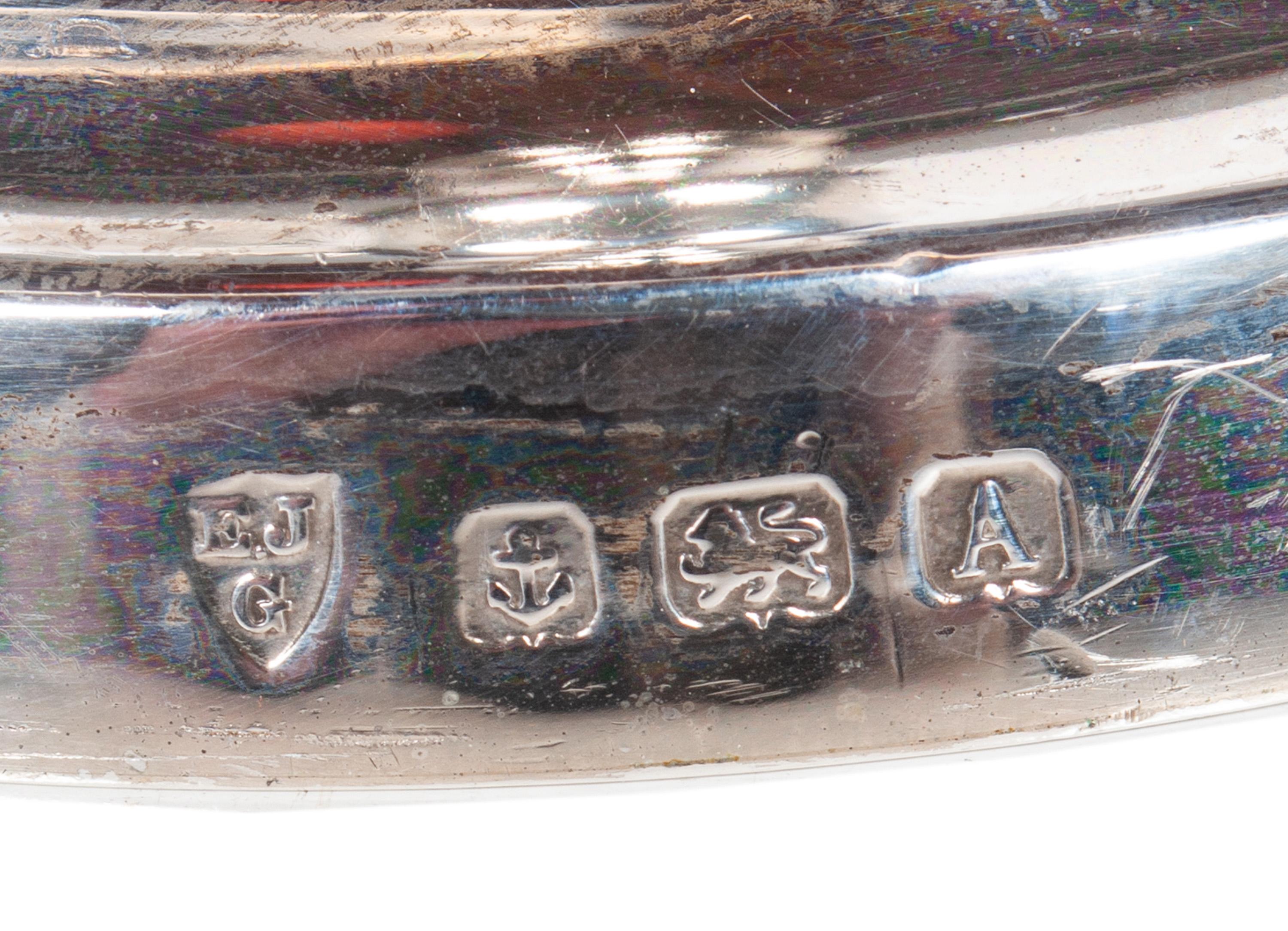 Antique Sterling Silver Set Six Candelarbra Candlesticks Ellis & Co London 1925 en vente 8