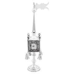Antique Sterling Silver Spice Tower by Rosenzweig & Taitelbaum, 1921