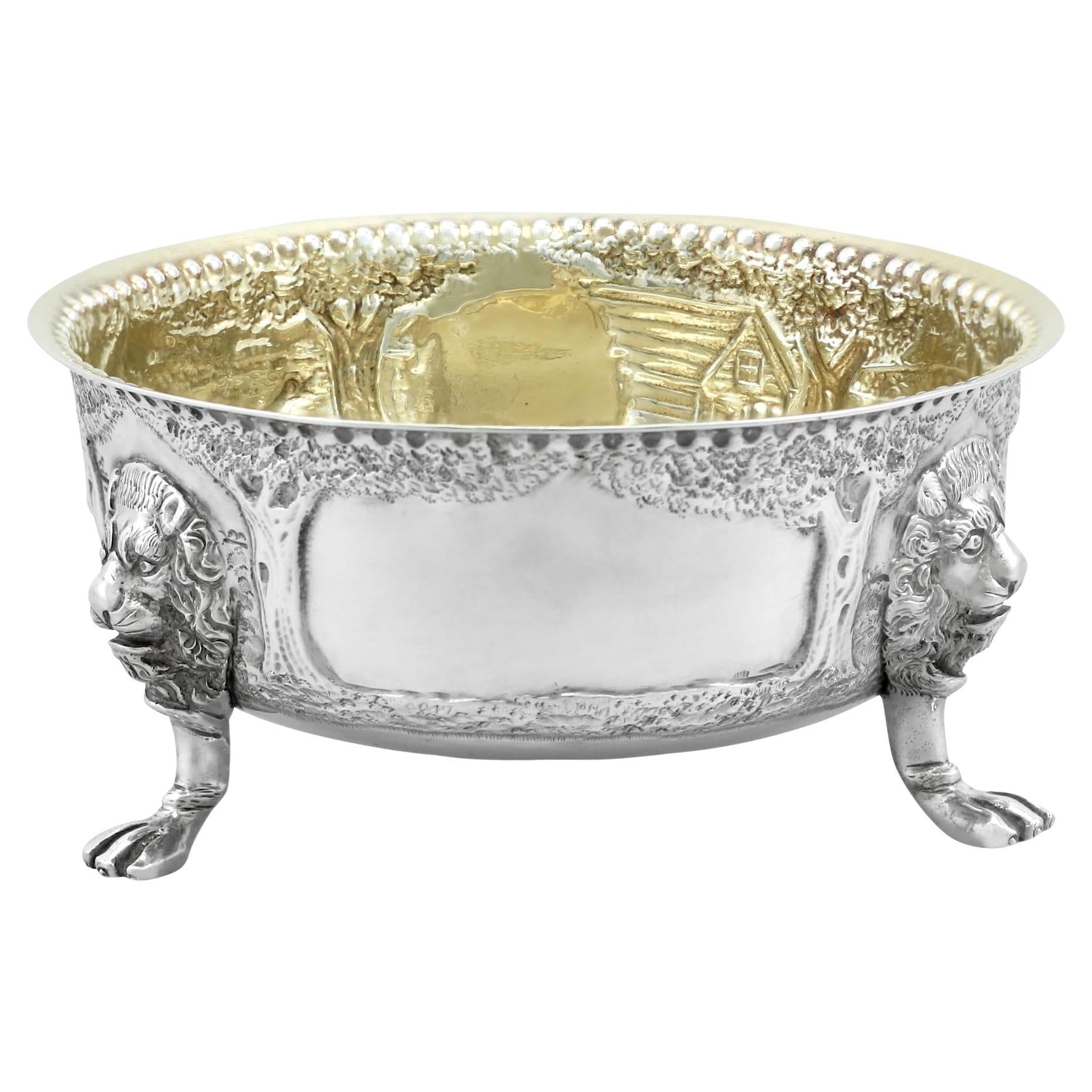 1920s Sterling Silver Sugar Bowl For Sale