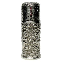 Antica zuccheriera in argento sterling Shakers Muffineer Salt Cellar 1900. 4,3 once