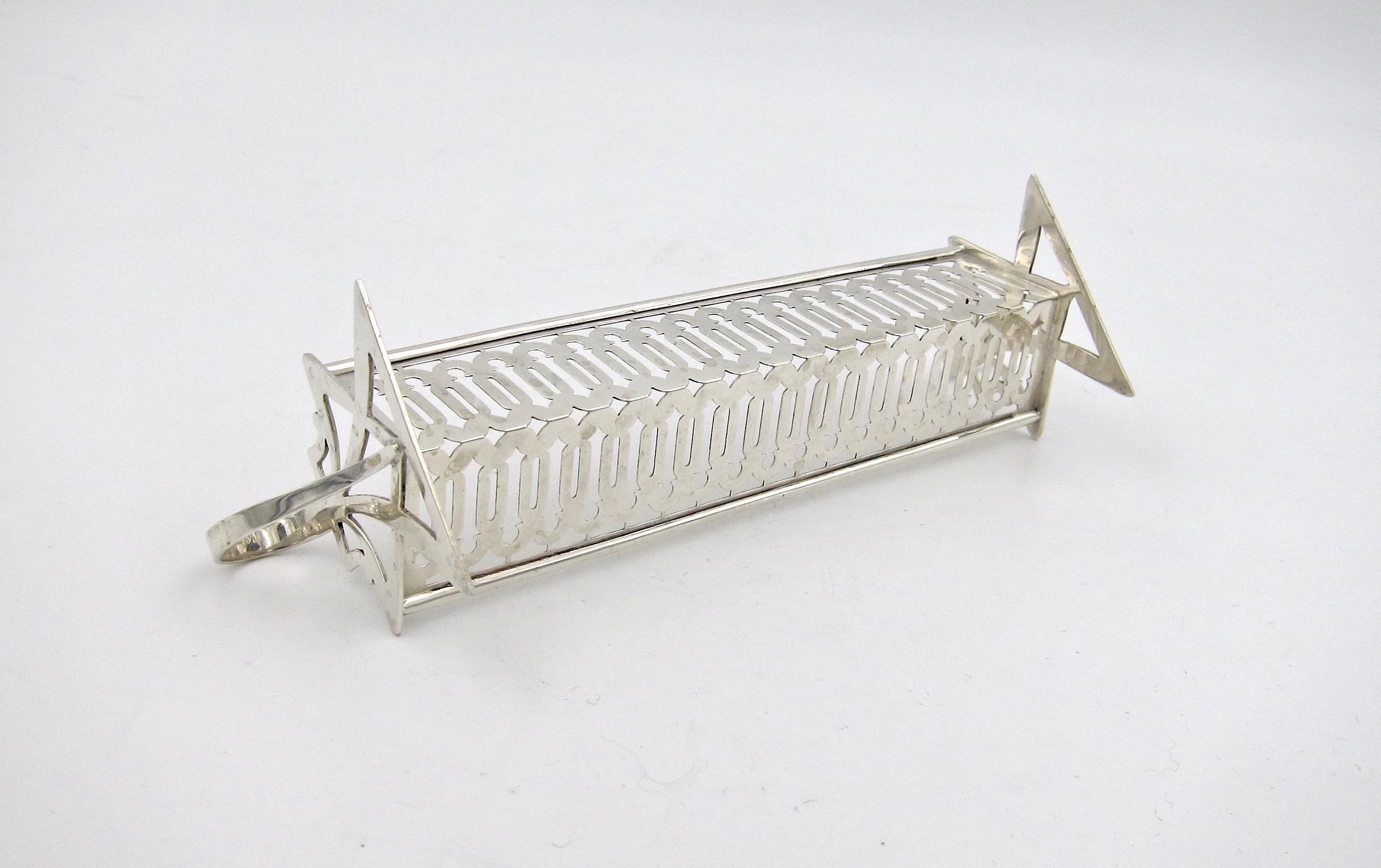 20th Century Antique Sterling Silver Sugar Cube Holder