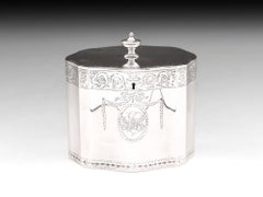 Antique Sterling Silver Tea Caddy