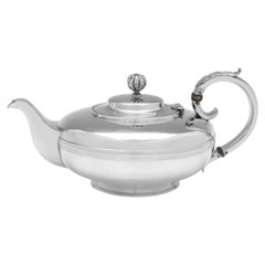 Antique Sterling Silver Teapot - London 1830 - Thomas Johnson