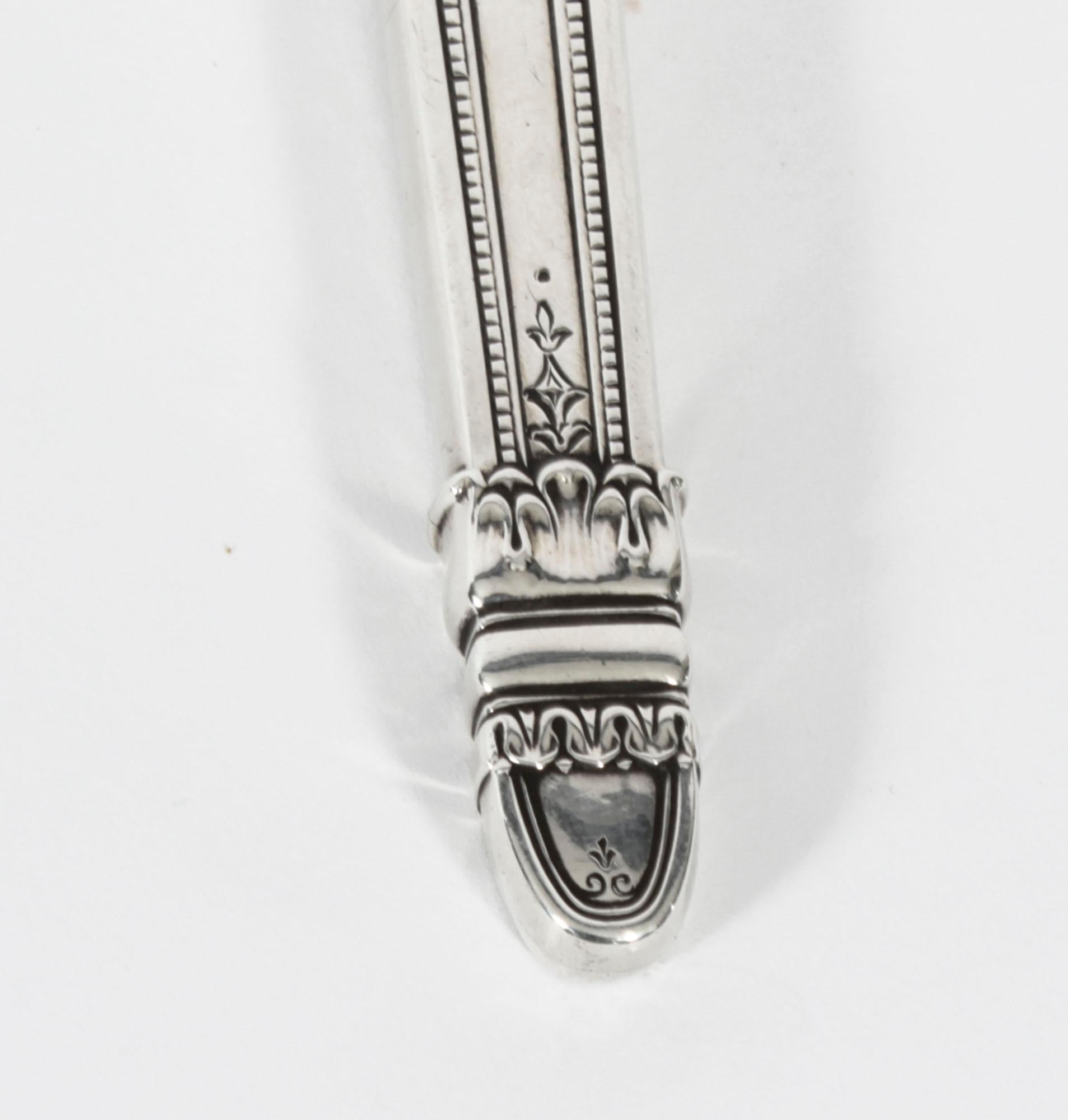 Antiker Tiffany & Co.-Handspiegel aus Sterlingsilber, frühes 20. Jahrhundert im Angebot 5