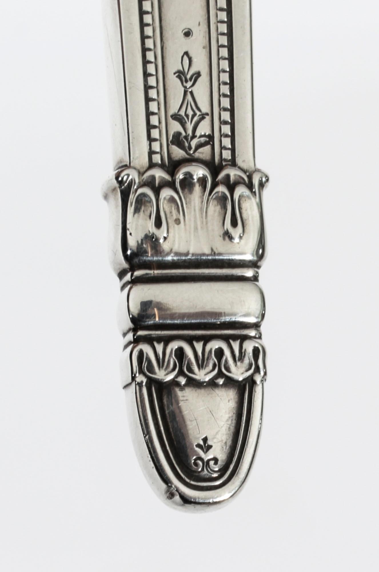 Antiker Tiffany & Co.-Handspiegel aus Sterlingsilber, frühes 20. Jahrhundert im Angebot 8