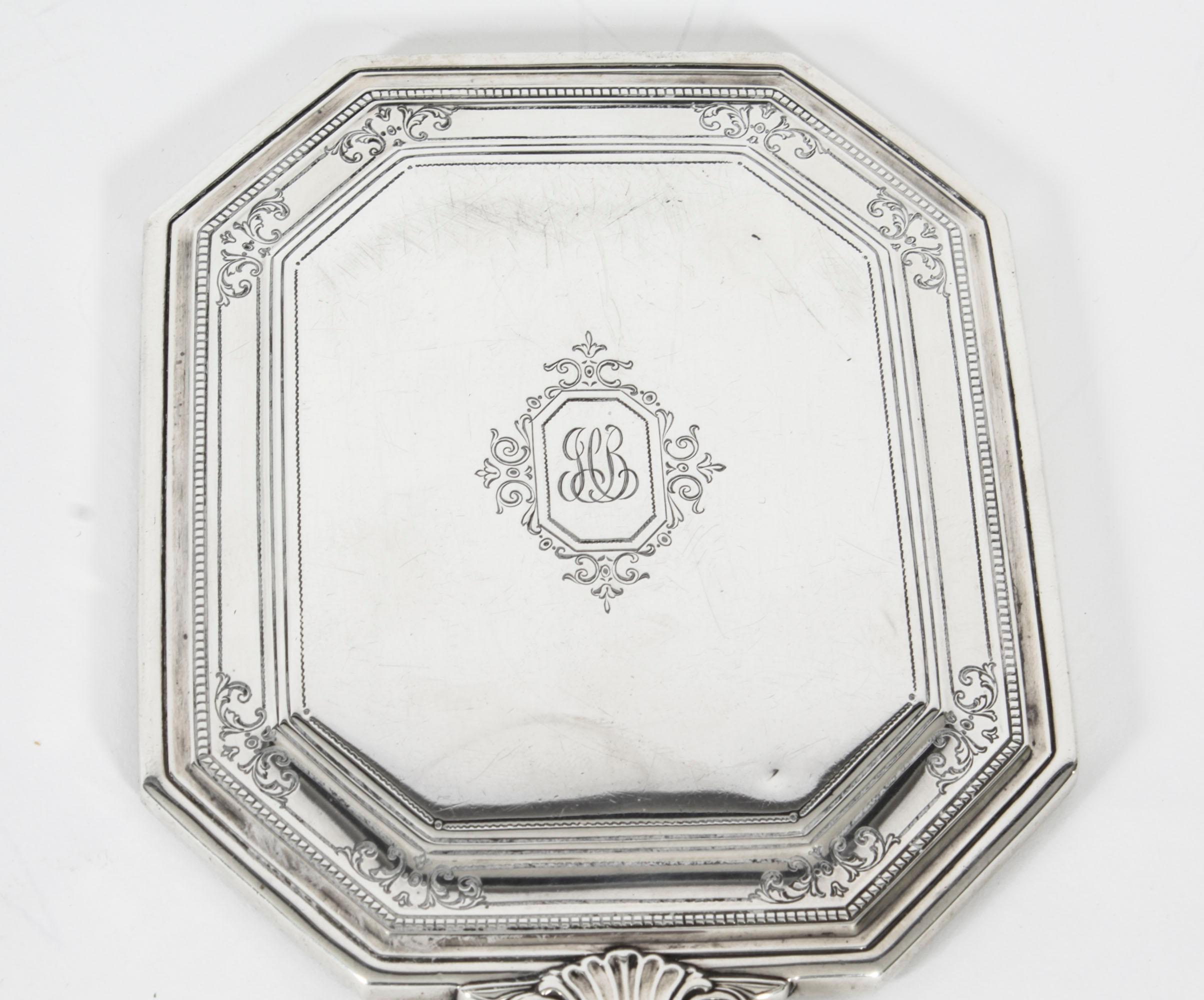 Antiker Tiffany & Co.-Handspiegel aus Sterlingsilber, frühes 20. Jahrhundert (Frühes 20. Jahrhundert) im Angebot