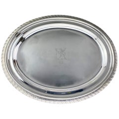Plateau antique en argent sterling Tiffany & Co:: USA:: circa 1892