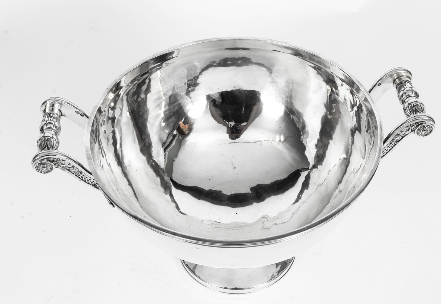 Antique Sterling Silver Tureen by Marc Jacquard Retailed by Bulgari 19th Century For Sale 3