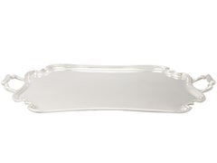 Antique Sterling Silver Two-Handled Tea Tray by Atkin Brothers, 1915