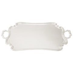 Antique Sterling Silver Two-Handled Tea Tray by Atkin Brothers, 1915