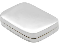 Vinaigrette ancienne en argent sterling