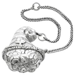 Vinaigrette antica in argento sterling