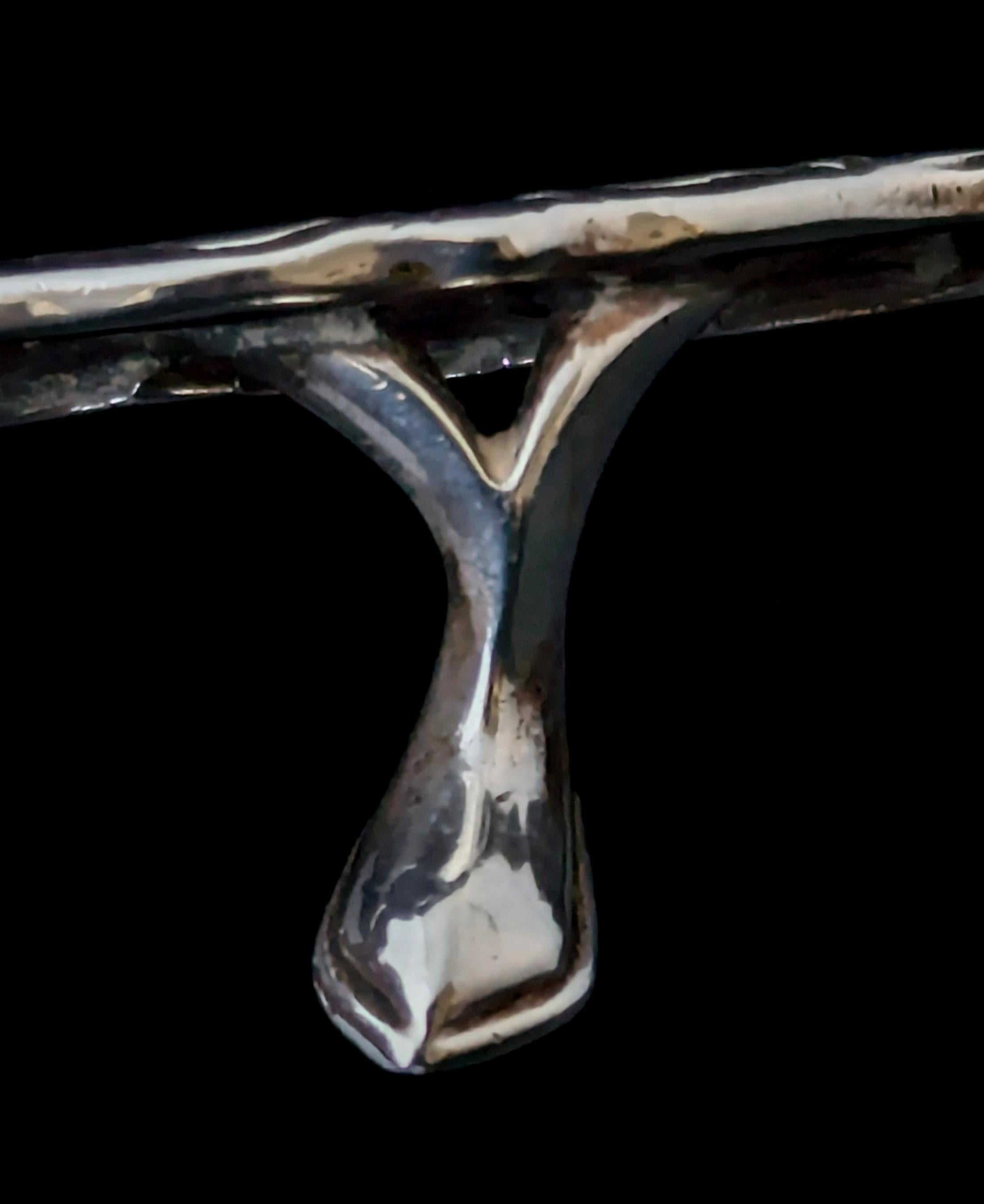 XX secolo Antico cameriere in argento Sterling, vassoio portacarte in vendita