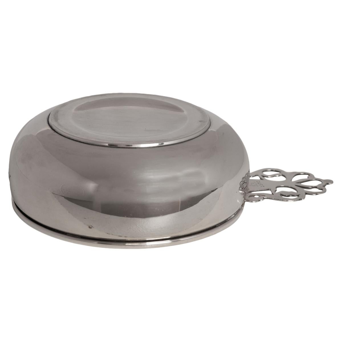 Antique Sterling Silver Wine Baby Porringer Engraved 