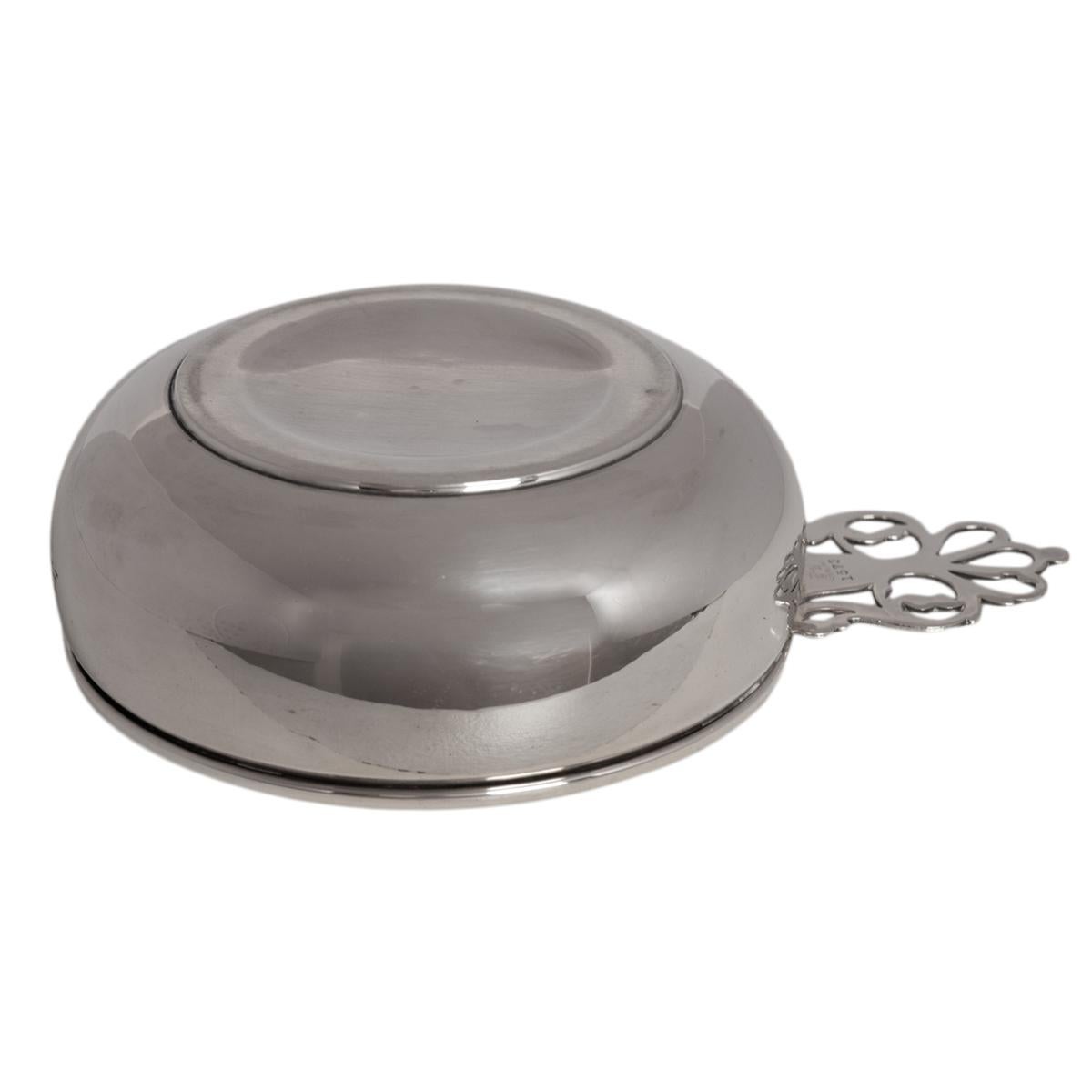 Antique Sterling Silver Wine Baby Porringer Engraved 