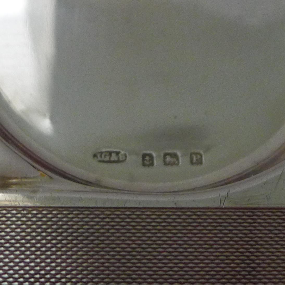 Art Déco Antico posacenere in argento massiccio di John Grinsell & Sons - 1914 in vendita