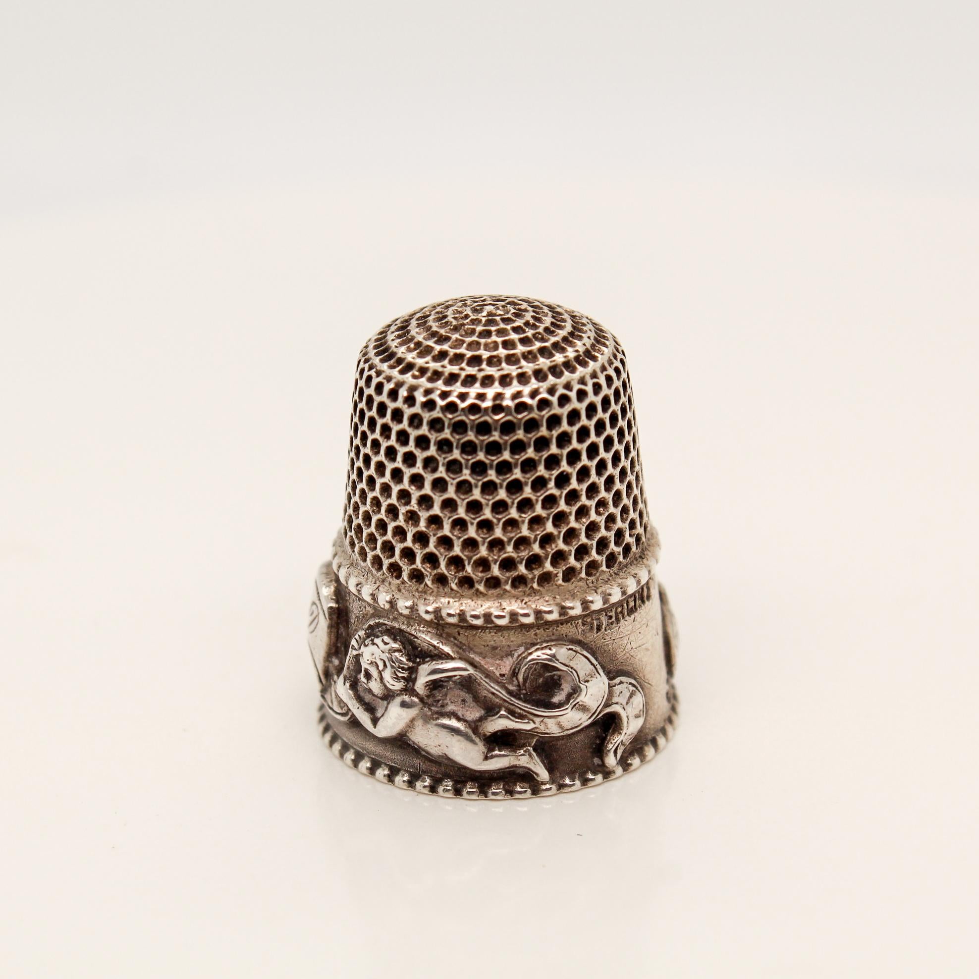 sterling silver thimbles