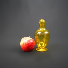 Antique Steuben Amber Art Glass Tumble Up Carafe Circa 1920