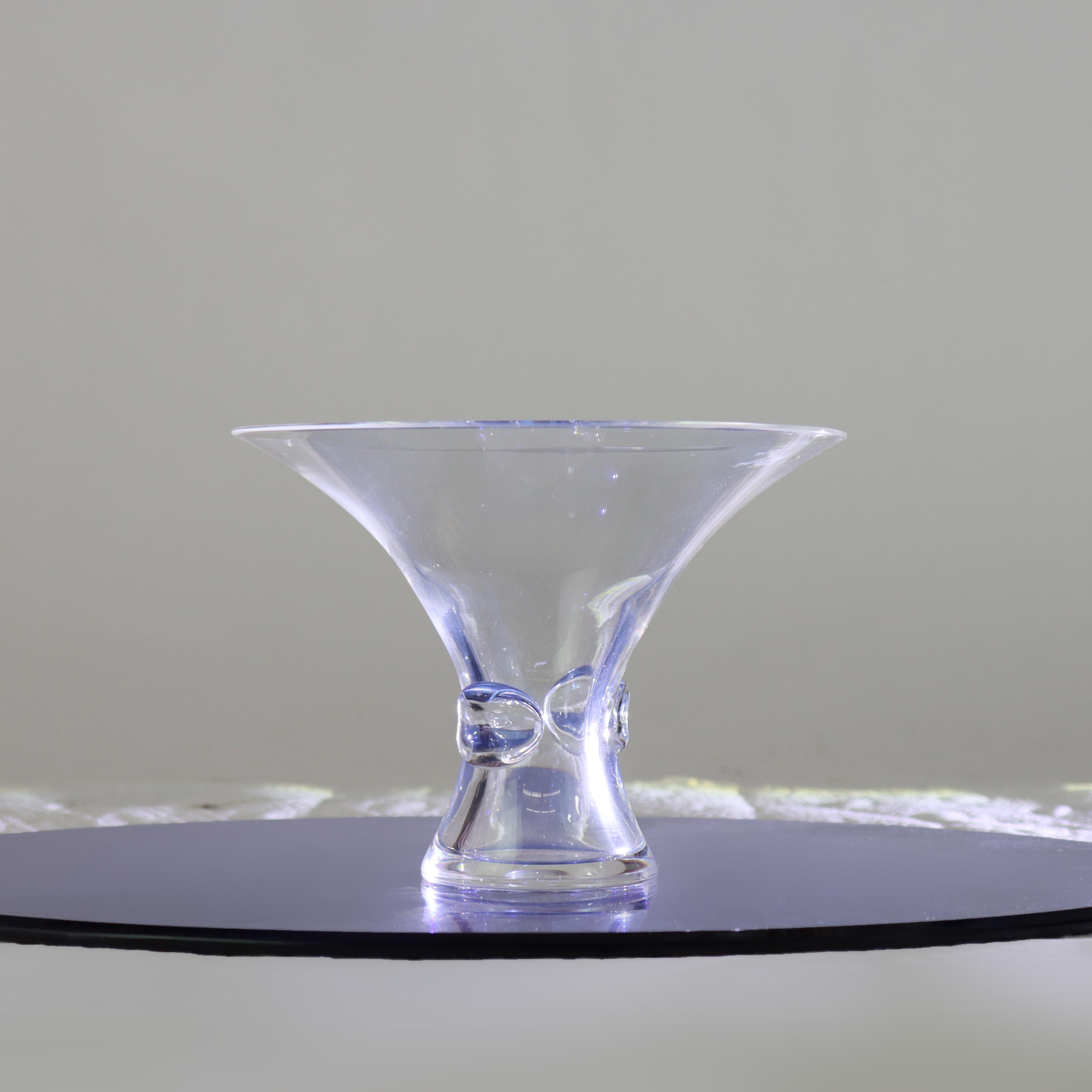 Antike Steuben MCM Kunst Glas Trompete Vase unterzeichnet C1930 im Zustand „Gut“ im Angebot in Big Flats, NY