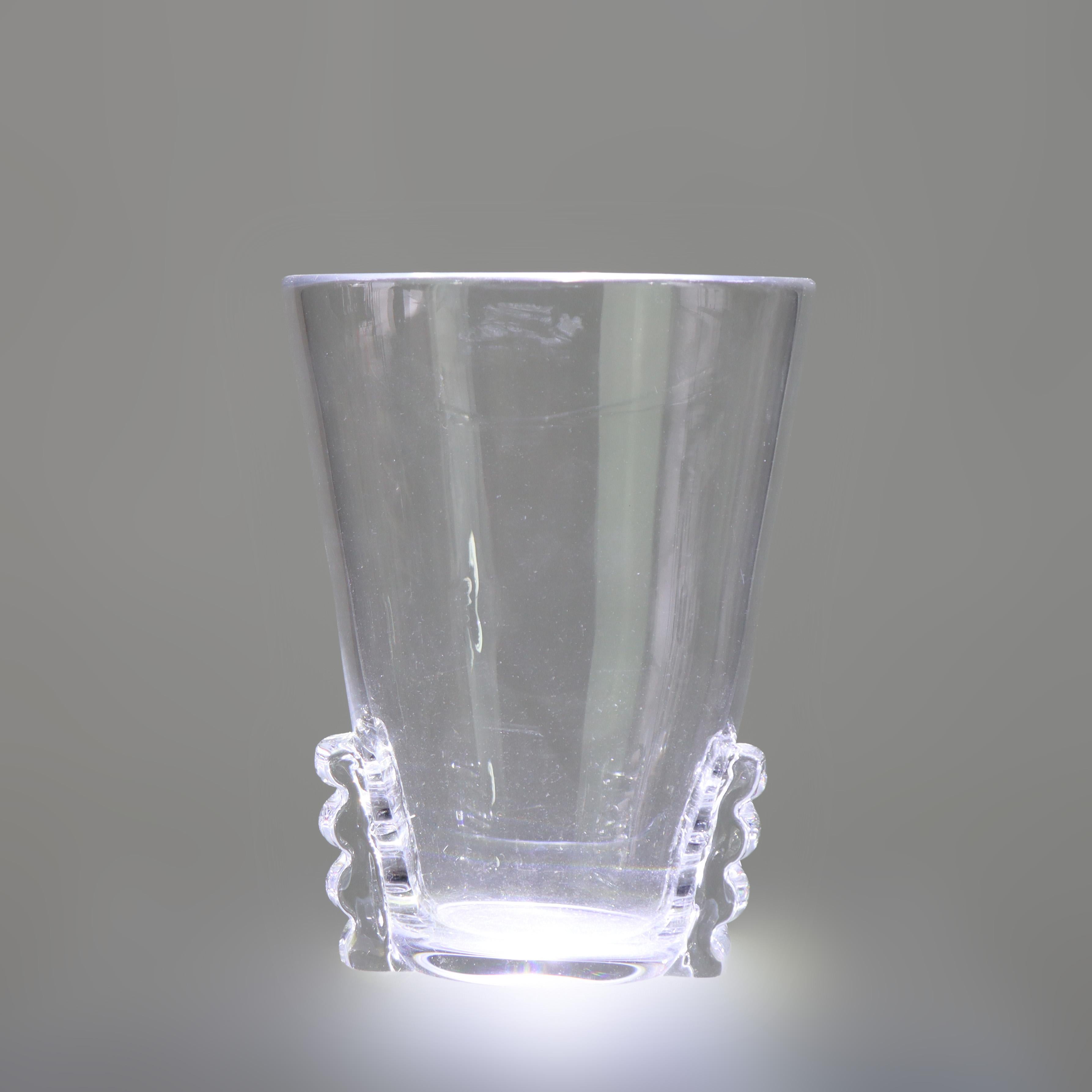Antike Steuben MCM Kunstglasvase signiert C1930 im Zustand „Gut“ im Angebot in Big Flats, NY