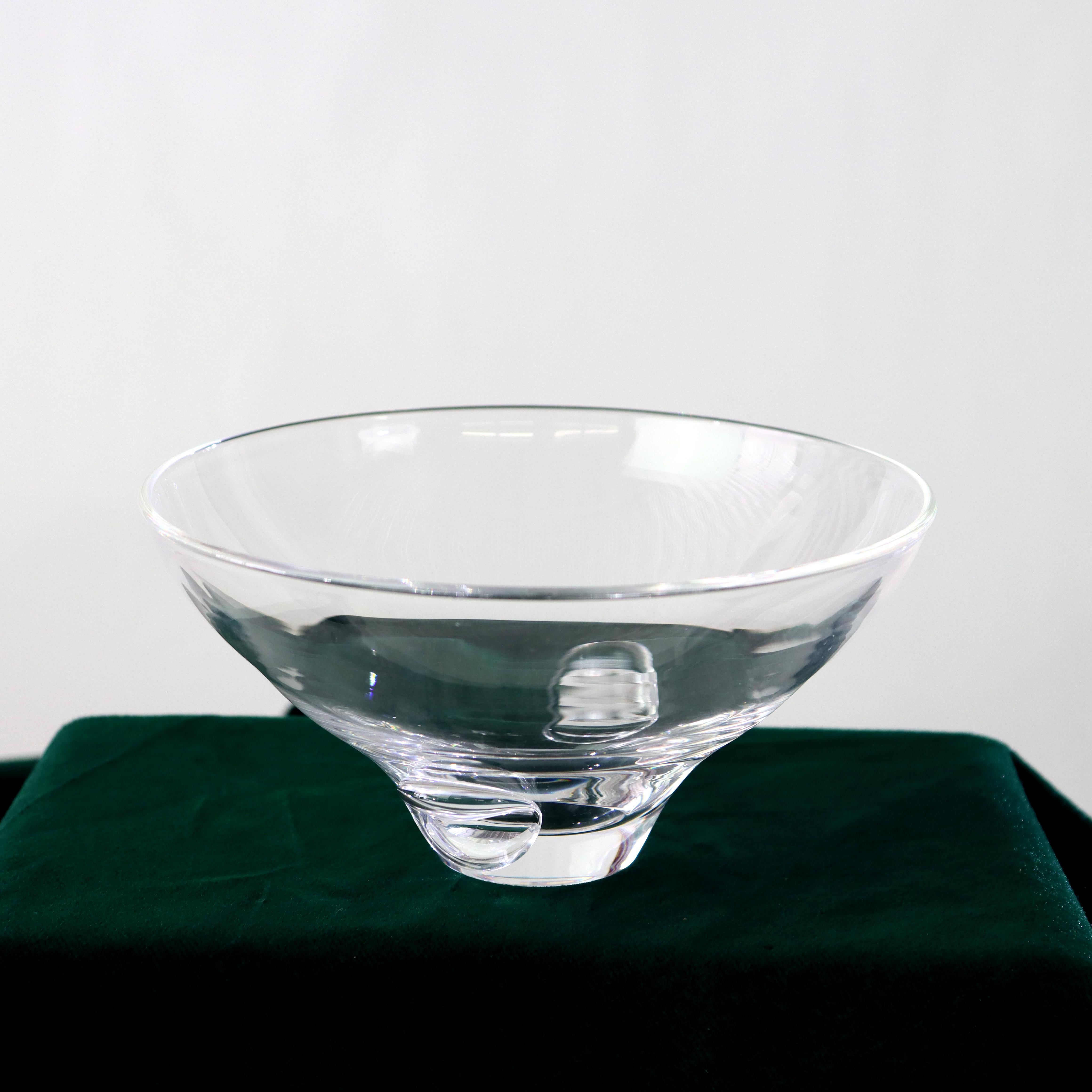 20th Century Antique Steuben MCM Art Glass Vessel Signed C1930 For Sale