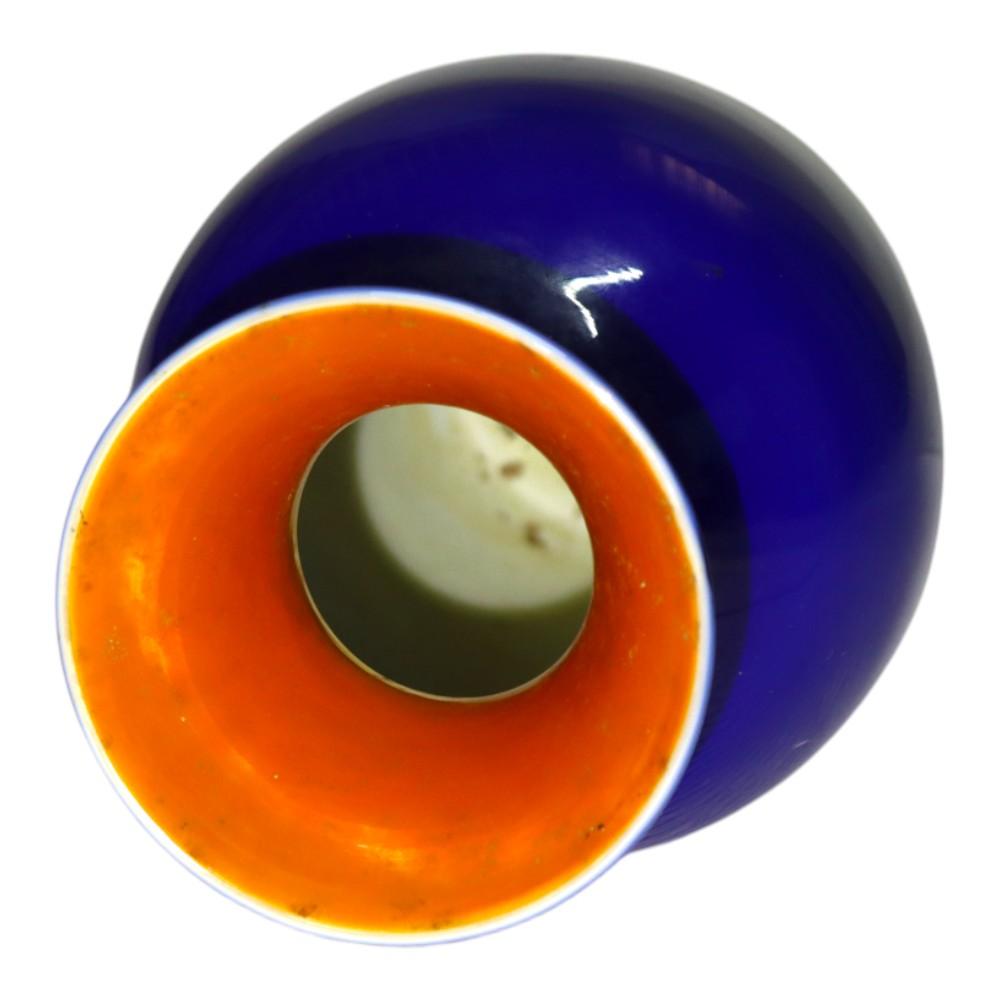 Antike Steuben Schule Kobaltblau & Gold Aurene Glasvase datiert C1910 im Angebot 2