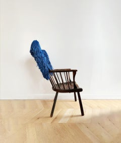 Antique Stick Loewe Chair Embellished by Santiago Besteiro