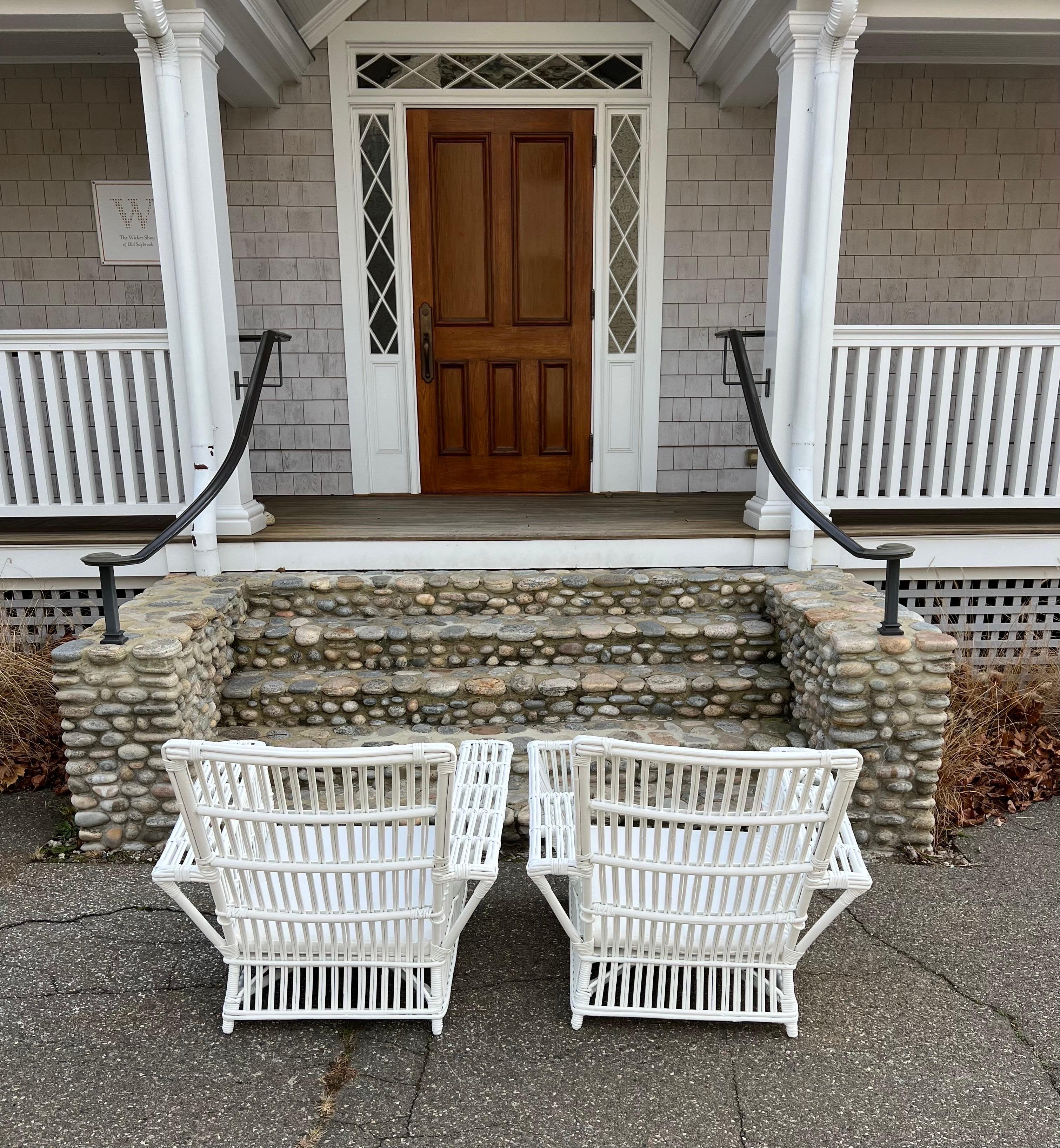 Antique Stick Wicker Set For Sale 6