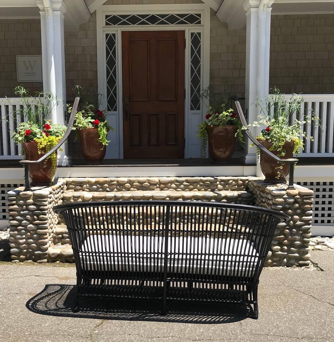 Antique Stick Wicker Set In Excellent Condition In Old Saybrook, CT